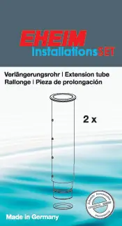 EHEIM 4009610 Verlängerungsrohr (2 Stück) für InstallationsSET 1 (4004300/4005300) Zubehör Markenprodukt